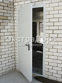 Однопольная противопожарная глухая дверь