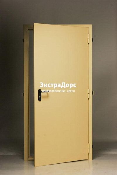 Дверь глухая противопожарная EI 30 ДМП желтая в Можайске  купить